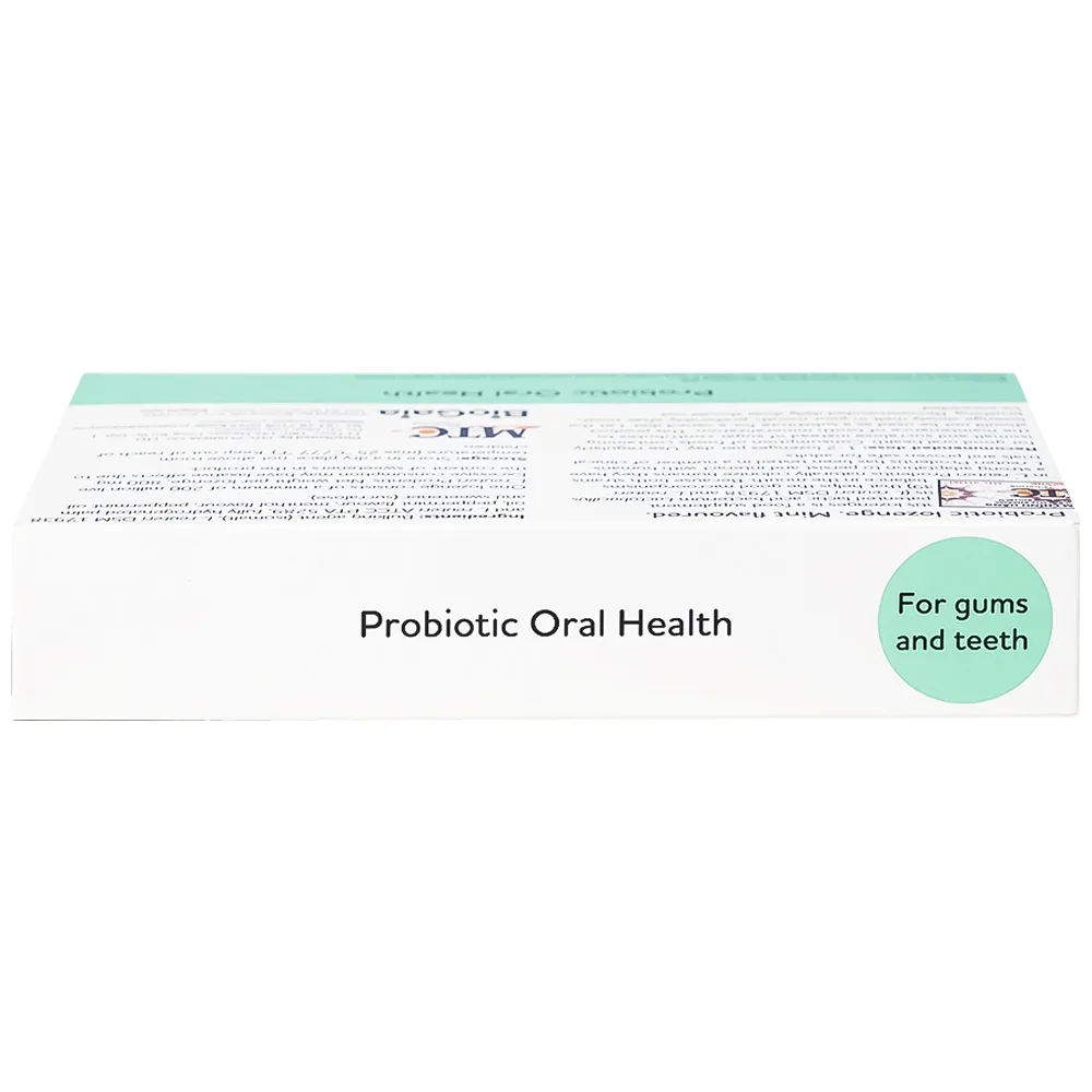 Hình ảnh Viên ngậm Biogaia Prodentis Lozenges For Gums And Teeth vị bạc hà hỗ trợ bảo vệ sức khỏe răng lợi (3 vỉ x 10 viên)