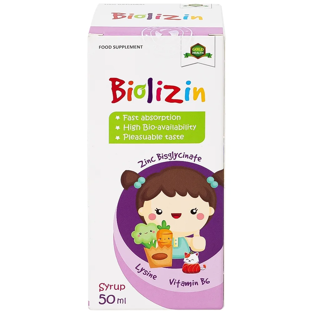 Hình ảnh Siro Biolizin tăng cường sức đề kháng cho cơ thể (50ml)