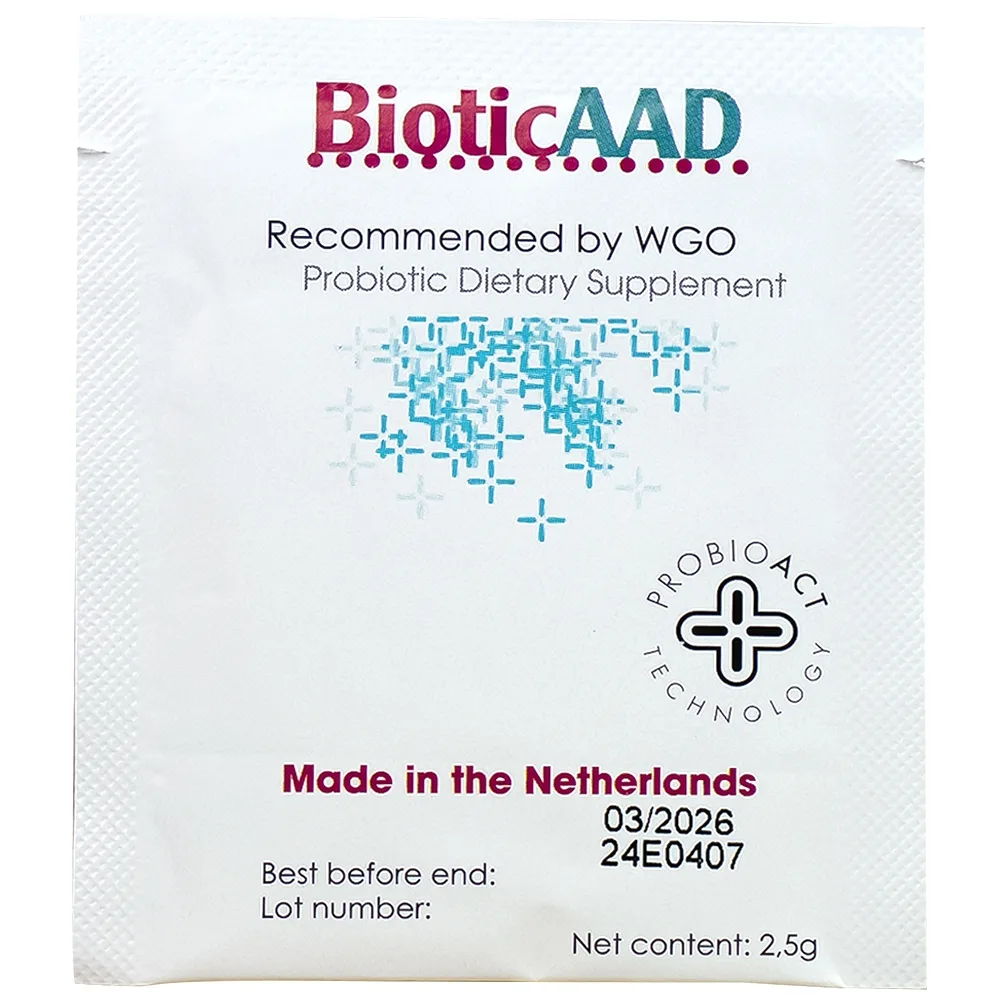 Hình ảnh Bột pha uống BioticAAD 2.5g Ecologic AAD bổ sung lợi khuẩn đường ruột, giảm rối loạn tiêu hóa (14 gói)