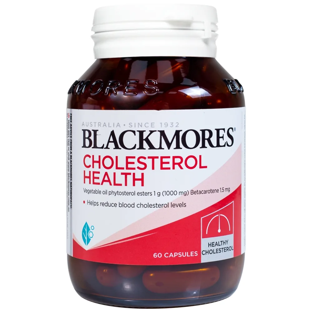 Hình ảnh Viên uống Blackmores Cholesterol Health hỗ trợ giảm cholesterol máu (60 viên)