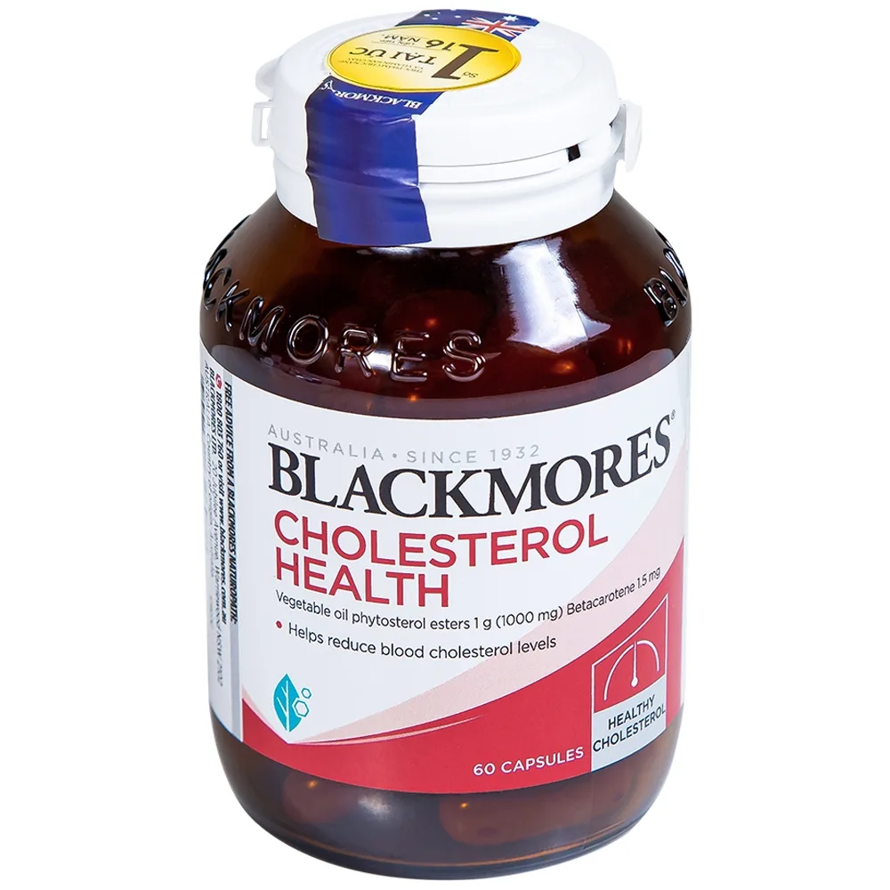 Hình ảnh Viên uống Blackmores Cholesterol Health hỗ trợ giảm cholesterol máu (60 viên)