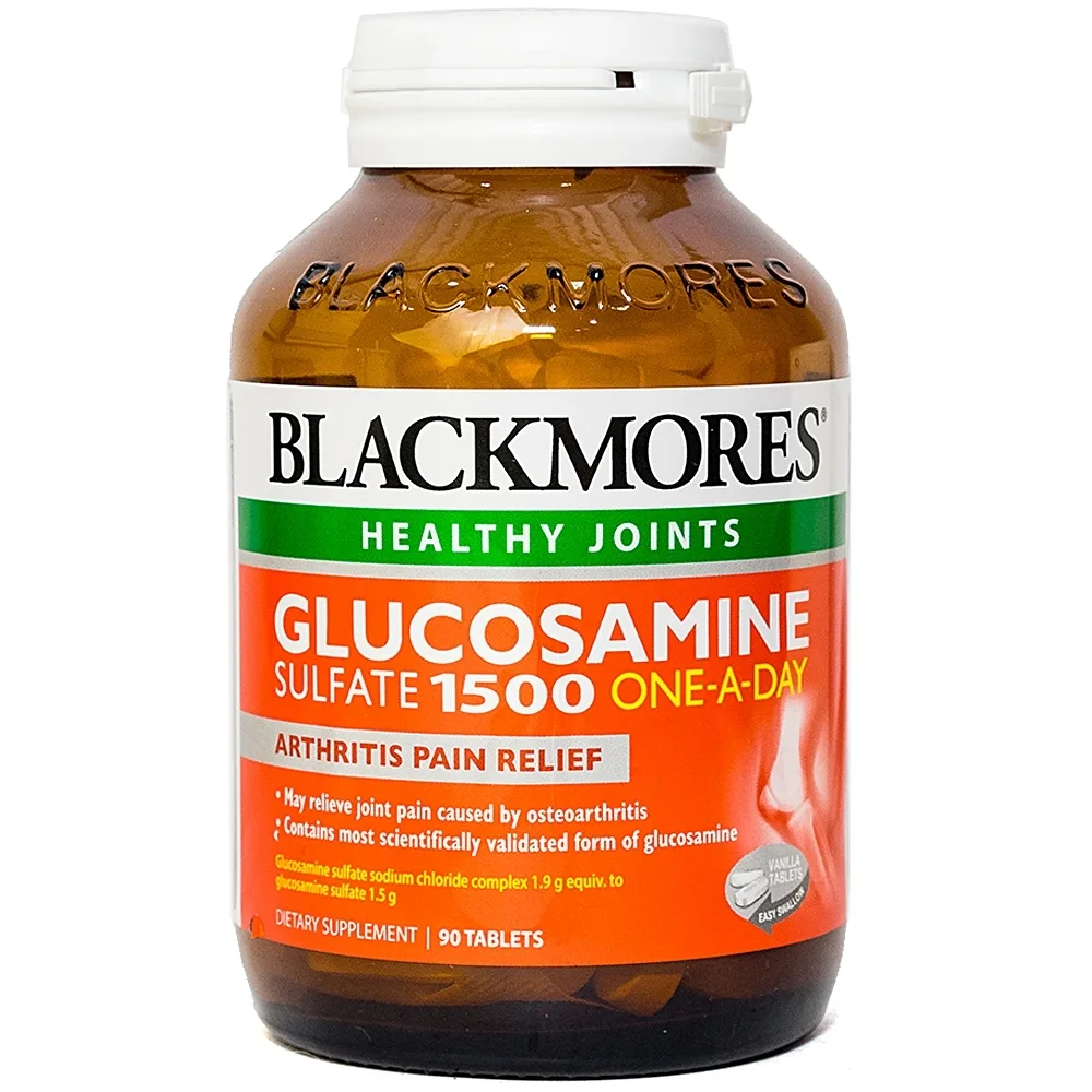 Hình ảnh Viên uống Blackmores Glucosamine Sulfate 1500 One-A-Day tăng khả năng bôi trơn của dịch khớp (90 viên)