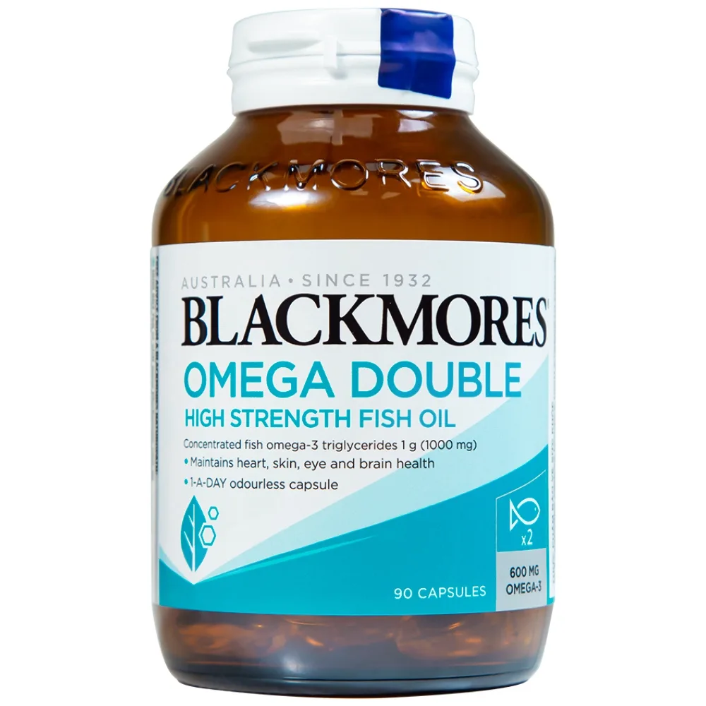 Hình ảnh Viên uống Blackmores Omega Double High Strength Fish Oil bổ sung omega (90 viên)