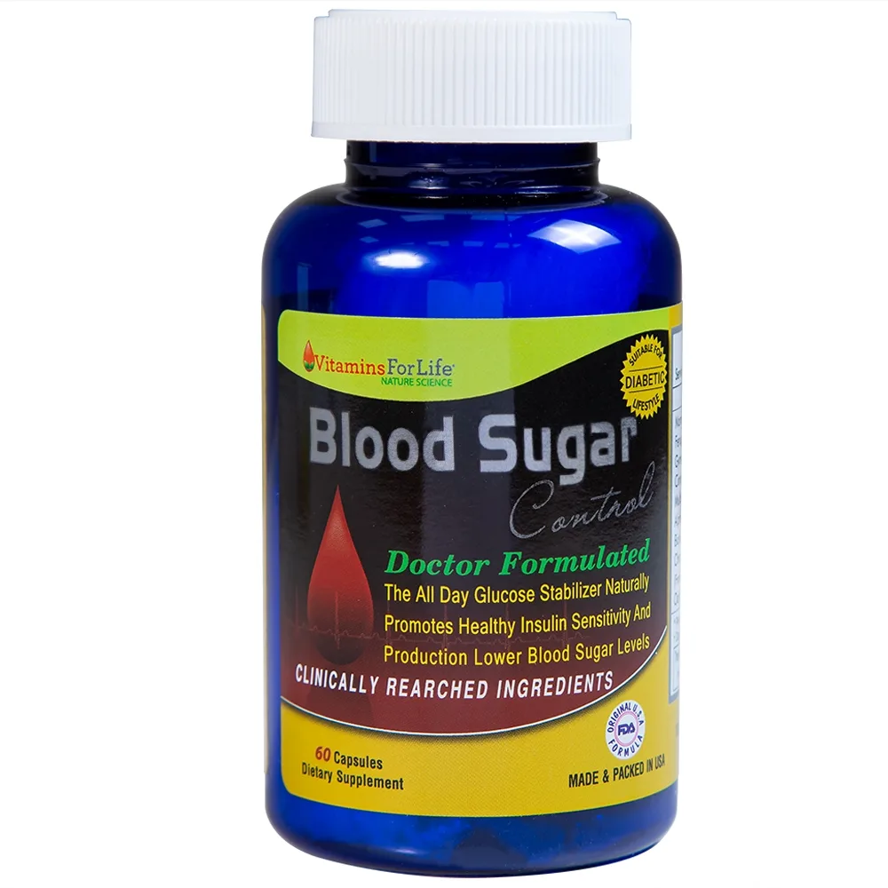 Hình ảnh Viên uống Blood Sugar Control Vitamins For Life hỗ trợ ổn định đường huyết (60 viên)