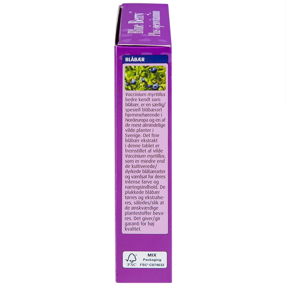 Hình ảnh Viên uống Blue Berry Plus Ojenvitamin bổ sung dưỡng chất cho mắt, hỗ trợ cải thiện thị lực (40 viên)