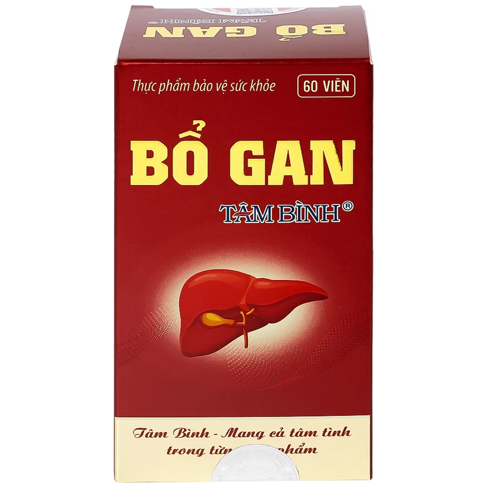 Hình ảnh Viên uống Bổ gan Tâm Bình tăng cường chức năng gan, thanh nhiệt, giải độc (60 viên)