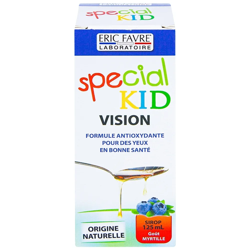 Hình ảnh Siro Special Kid Vision Eric Favre bổ sung các dưỡng chất cần thiết, có ích cho thị giác (125ml)