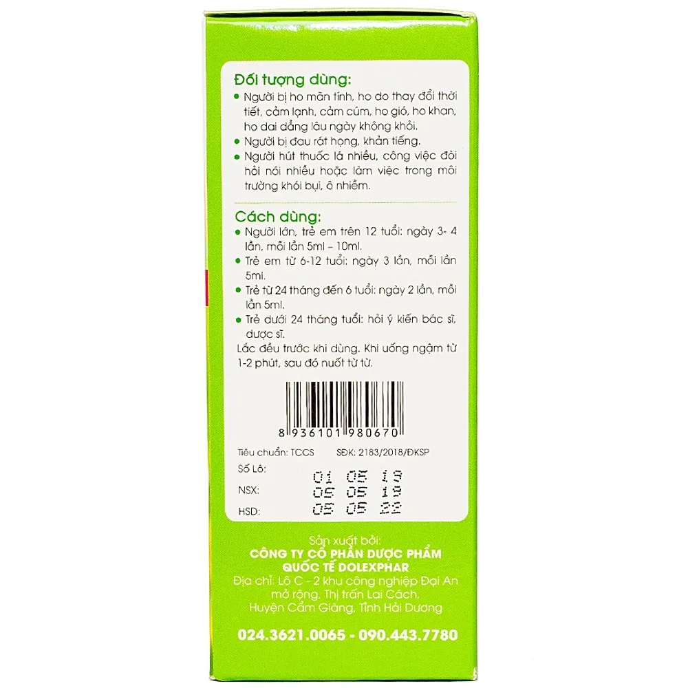 Hình ảnh Siro bổ phế Bối Mẫu Forte Mom And Baby Tất Thành hỗ trợ bổ phổi ích phế, giảm ho (125ml)
