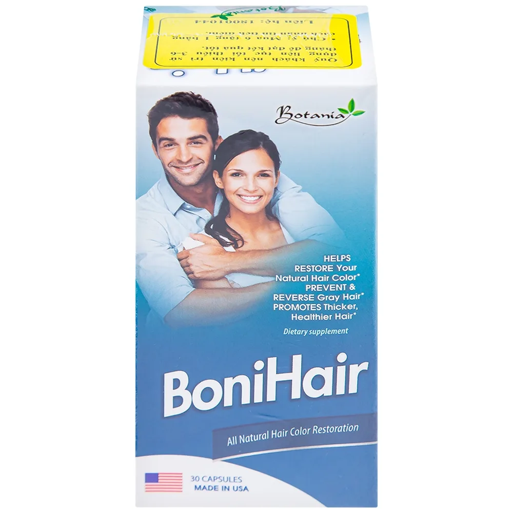 Hình ảnh Viên uống BoniHair Botania bổ sung các chất nuôi dưỡng tóc (30 viên)