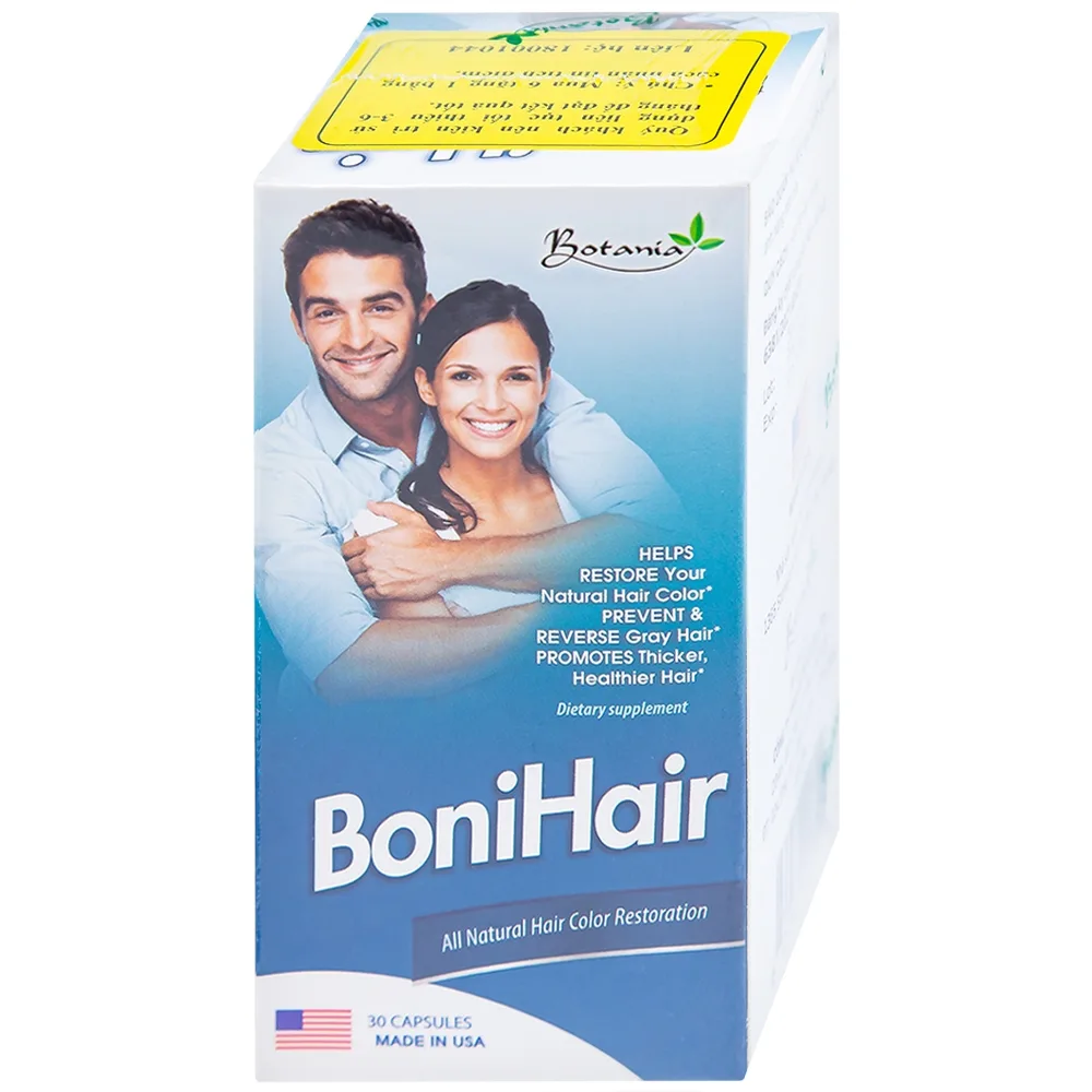 Hình ảnh Viên uống BoniHair Botania bổ sung các chất nuôi dưỡng tóc (30 viên)