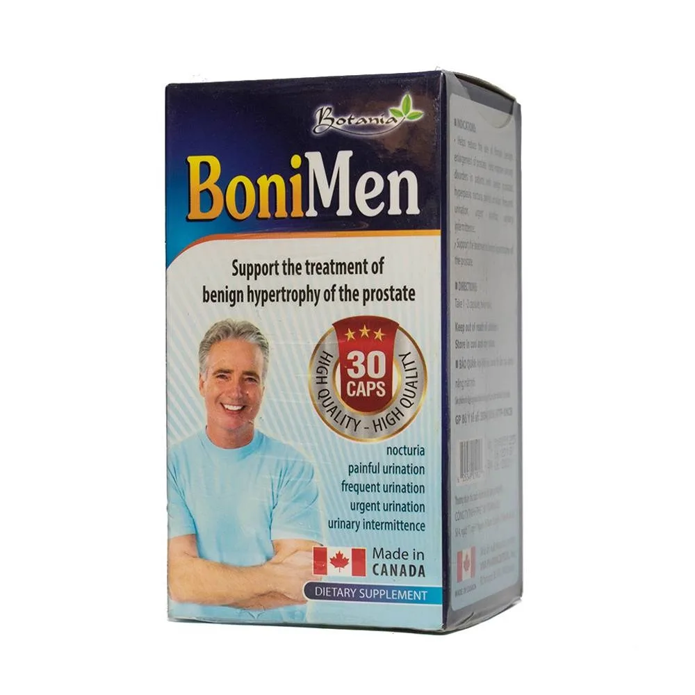Hình ảnh Viên uống BoniMen Botania điều trị bệnh phì đại tuyến tiền liệt (30 viên)