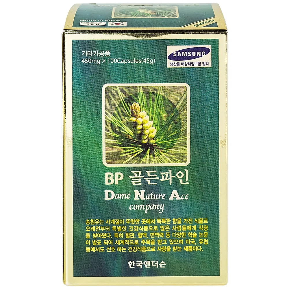 Hình ảnh Viên uống BP Golden Pine Bio Avenue tăng tuần hoàn máu, thông huyết mạch (100 viên)