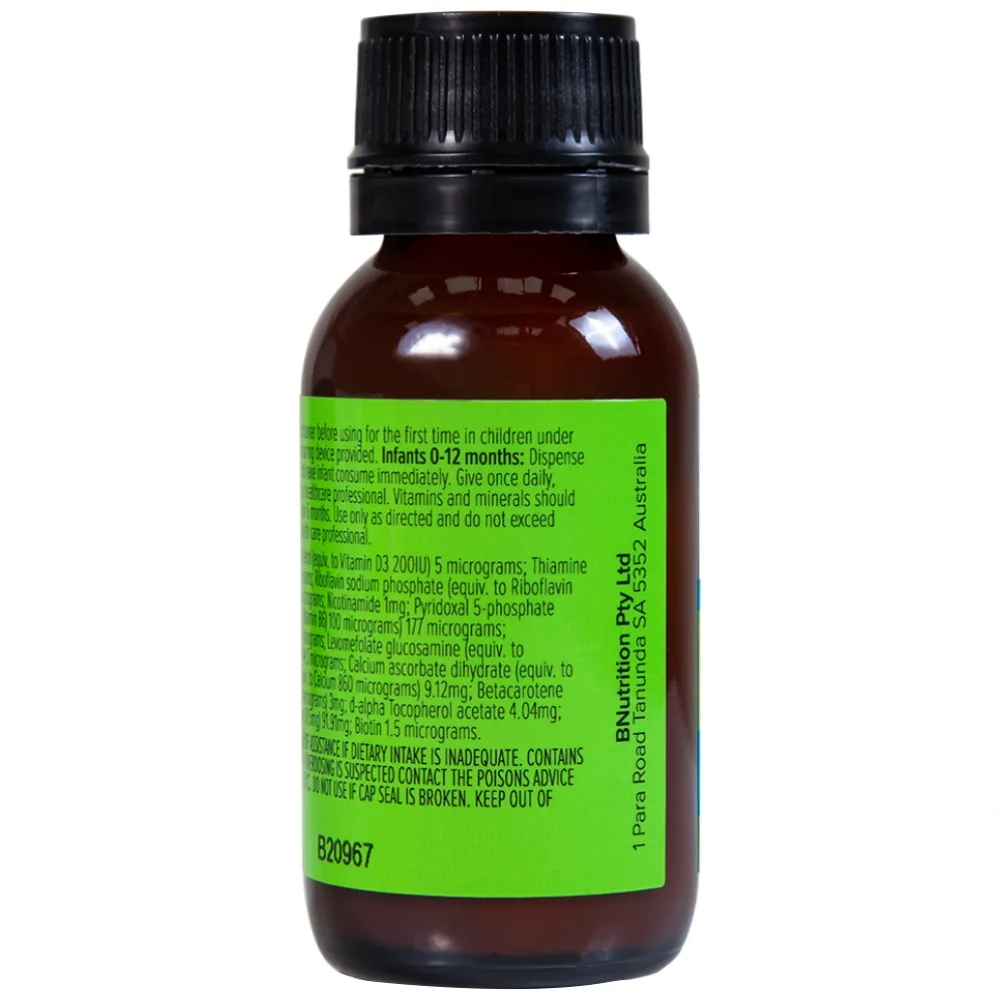 Hình ảnh Siro Brauer Baby & Kids Liquid Multivitamin For Infants bổ sung vitamin tăng cường sức khỏe (45ml)