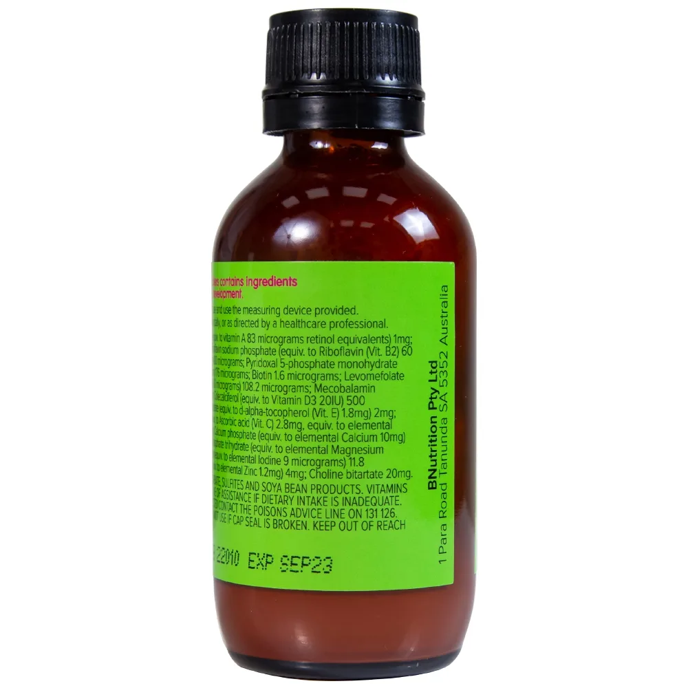 Hình ảnh Siro Brauer Baby & Kids Liquid Multivitamin For Toddlers bổ sung một số vitamin và khoáng chất (100ml)