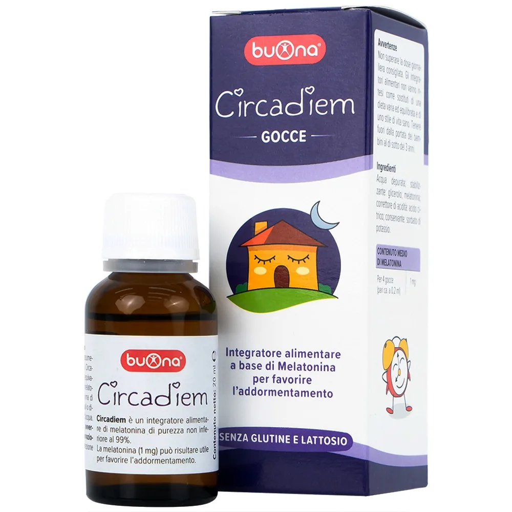 Hình ảnh Thực phẩm bảo vệ sức khỏe Buona Circadiem hỗ trợ giúp ngủ ngon (20ml)