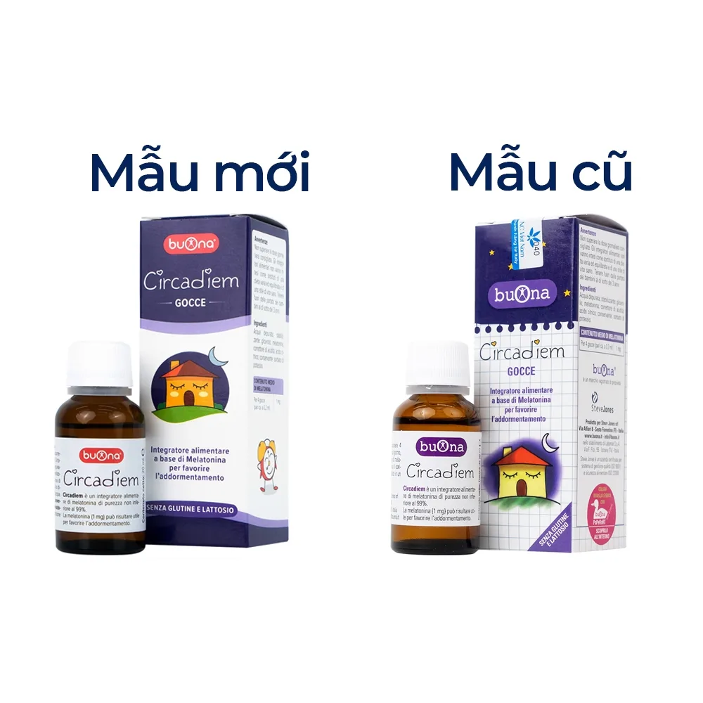 Hình ảnh Thực phẩm bảo vệ sức khỏe Buona Circadiem hỗ trợ giúp ngủ ngon (20ml)