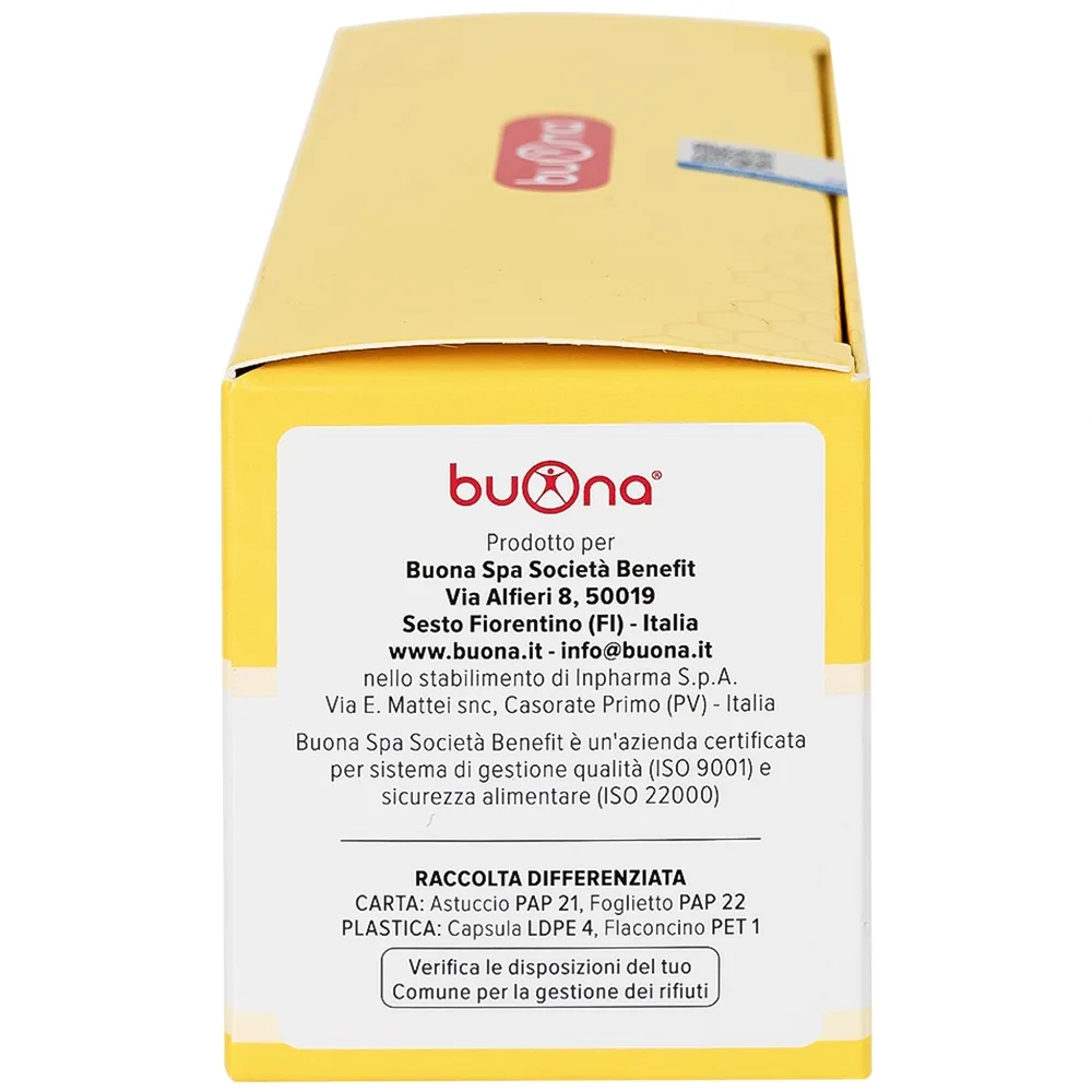 Hình ảnh Dung dịch Bouna Energia Oro hỗ trợ bồi bổ sức khỏe, giúp tăng cường thể lực (10 lọ x 10ml)