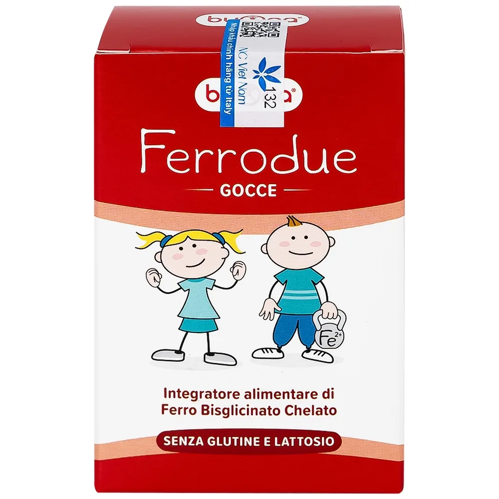 Hình ảnh Dung dịch Ferrodue 15ml Buona bổ sung sắt cho cơ thể, giảm nguy cơ thiếu máu 
