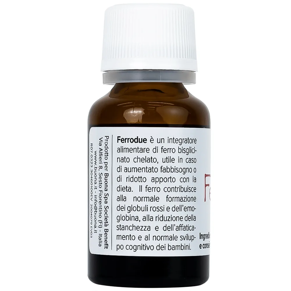 Hình ảnh Dung dịch Ferrodue 15ml Buona bổ sung sắt cho cơ thể, giảm nguy cơ thiếu máu 