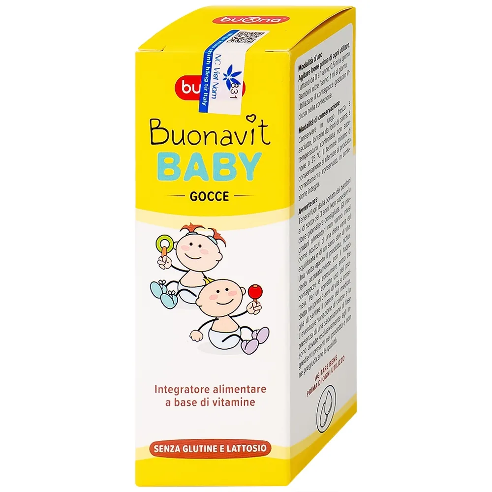 Hình ảnh Thực phẩm bảo vệ sức khỏe Bounavit Baby bổ sung vitamin cho trẻ (20ml)