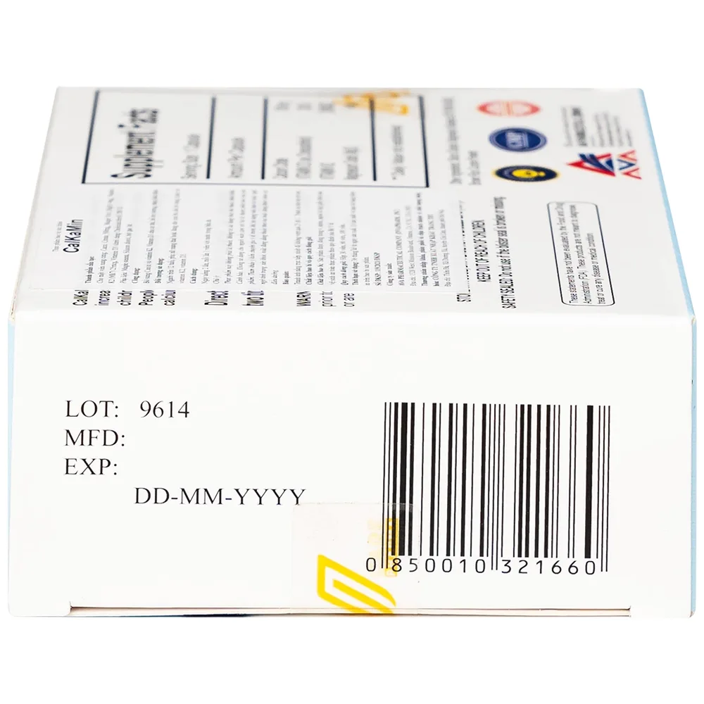 Hình ảnh Viên uống CalKaMin AVA Pharmaceutical bổ sung canxi và vitamin K2, vitamin D3 cho cơ thể