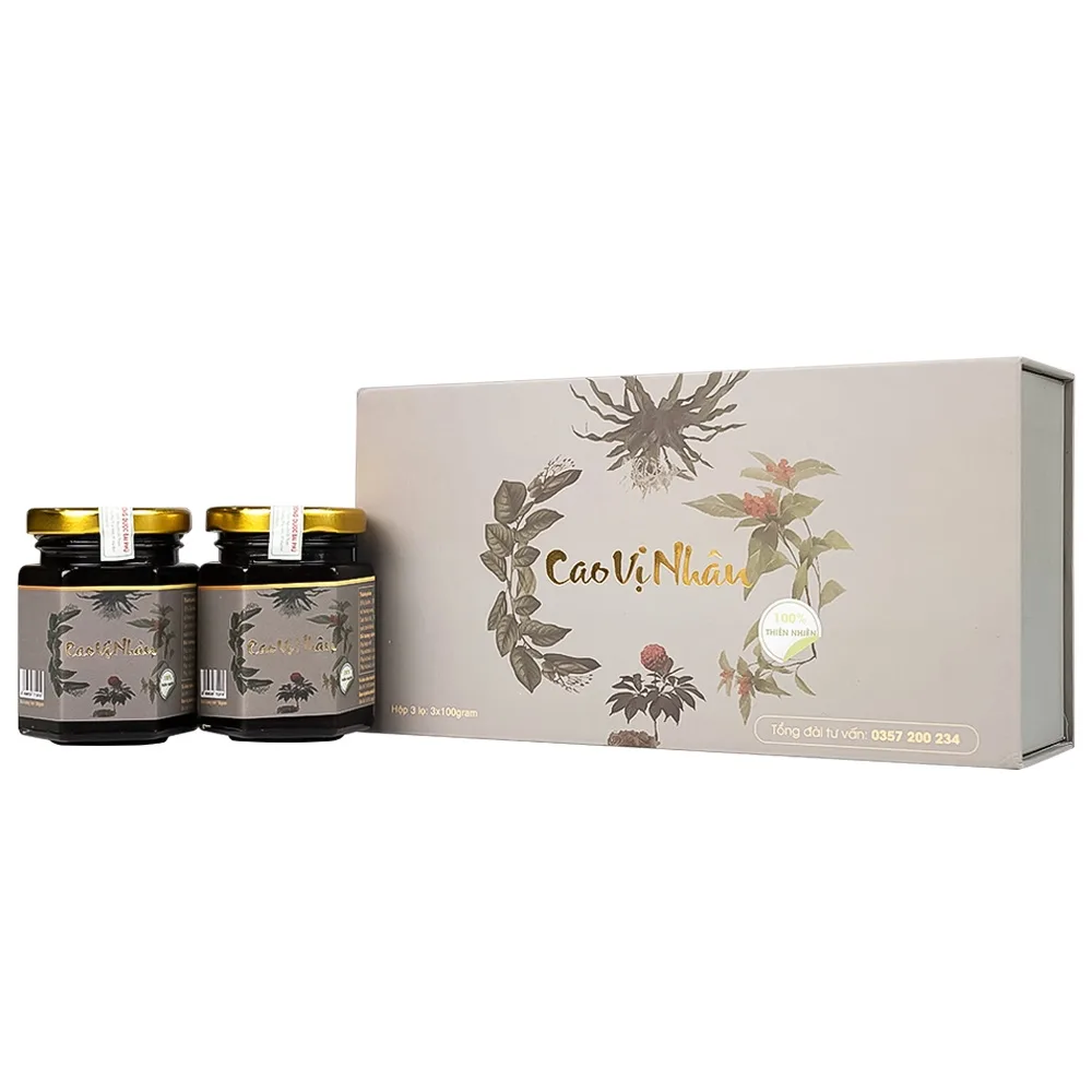 Hình ảnh Cao Vị Nhân 100g Đại Phú hỗ trợ cho phụ nữ mắc u xơ, u nang lành tính (3 lọ)