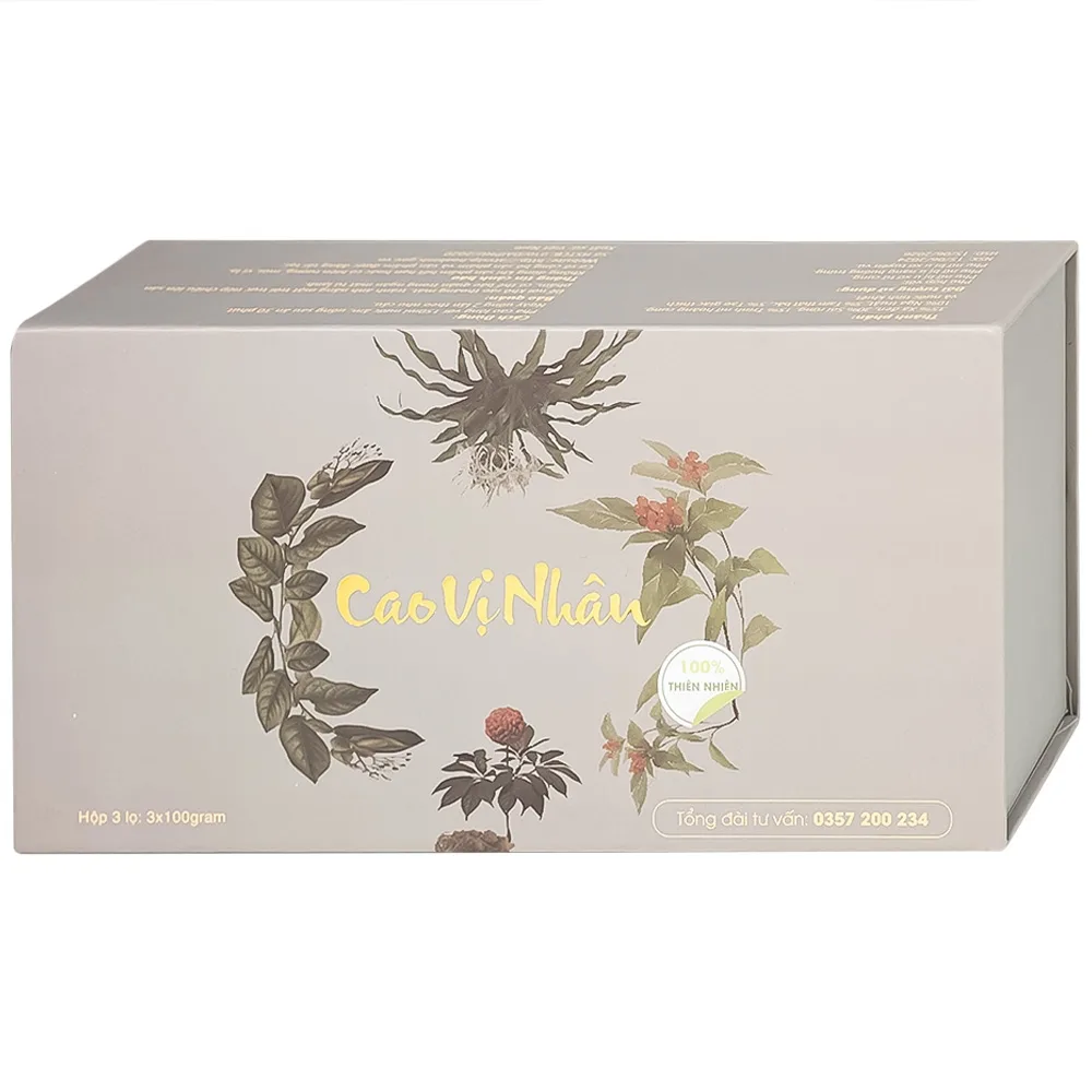 Hình ảnh Cao Vị Nhân 100g Đại Phú hỗ trợ cho phụ nữ mắc u xơ, u nang lành tính (3 lọ)