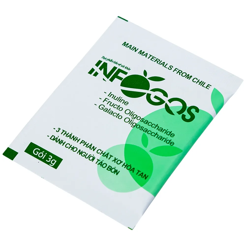 Hình ảnh Bột hòa tan Infogoss 3g IAP chứa chất xơ hỗ trợ chống táo bón (30 gói)