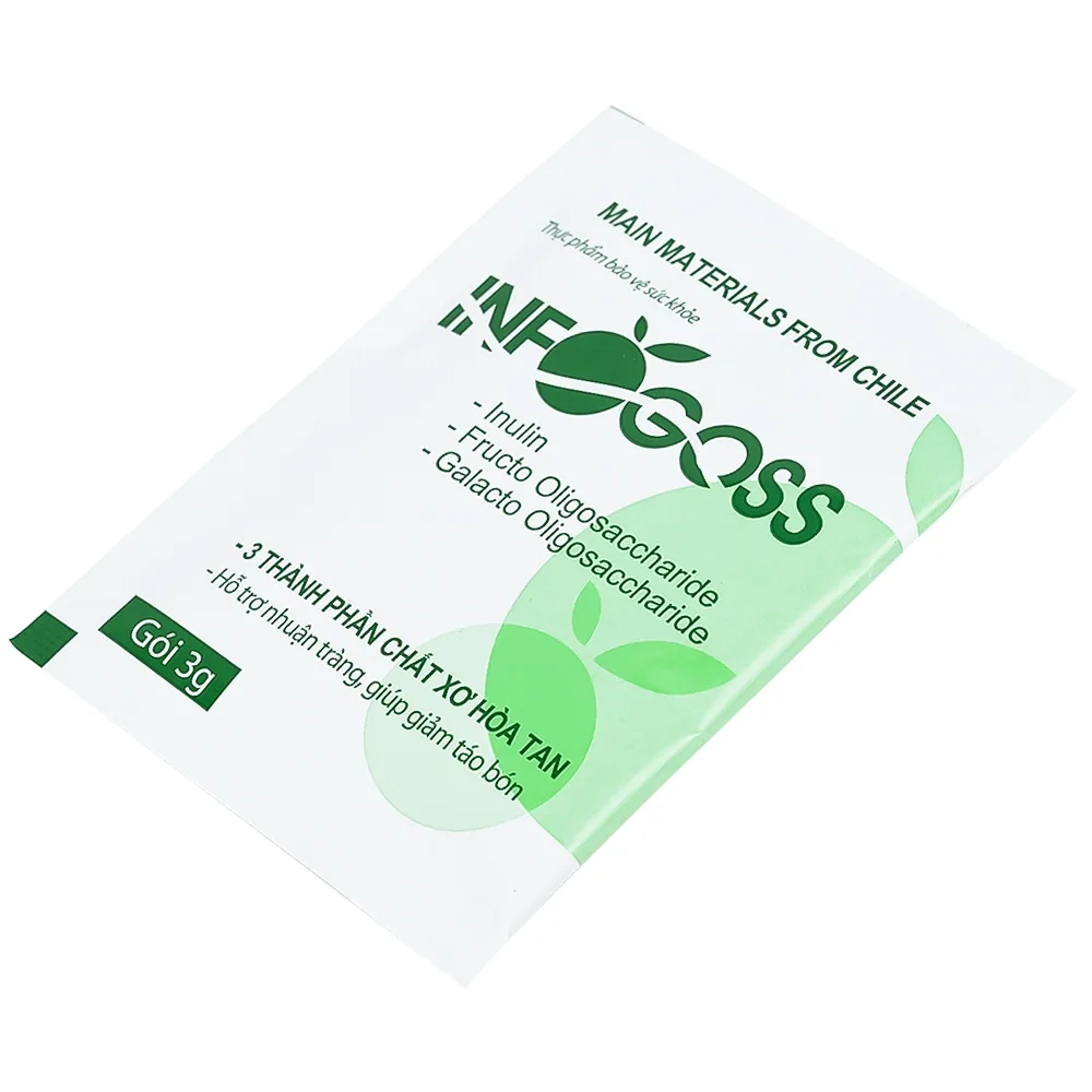 Hình ảnh Bột hòa tan Infogoss 3g IAP chứa chất xơ hỗ trợ chống táo bón (30 gói)