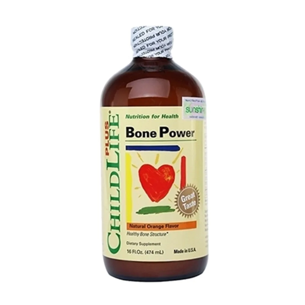 Hình ảnh Siro Bone Power ChildLife Plus tăng cường sự phát triển chiều cao và độ chắc của xương (474ml)