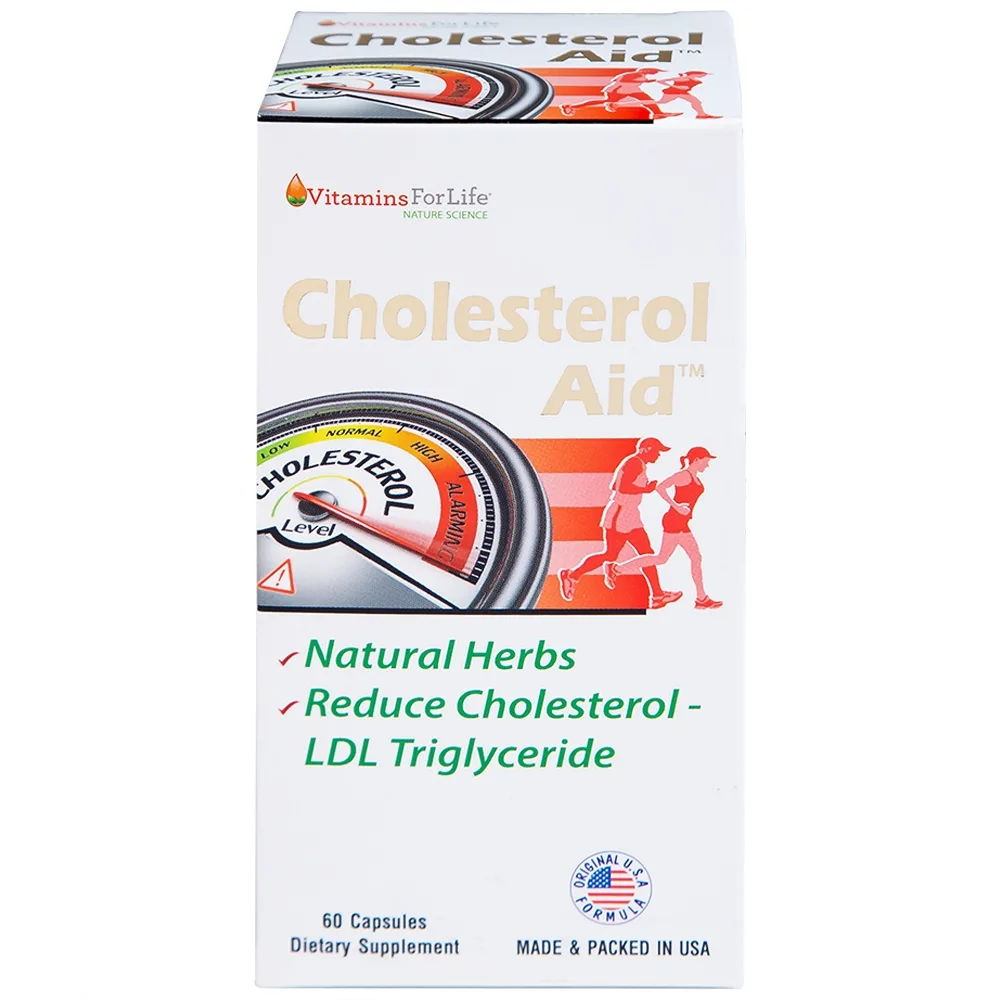 Hình ảnh Viên uống Cholesterol Aid Vitamins For Life hỗ trợ giảm cholesterol (60 viên)