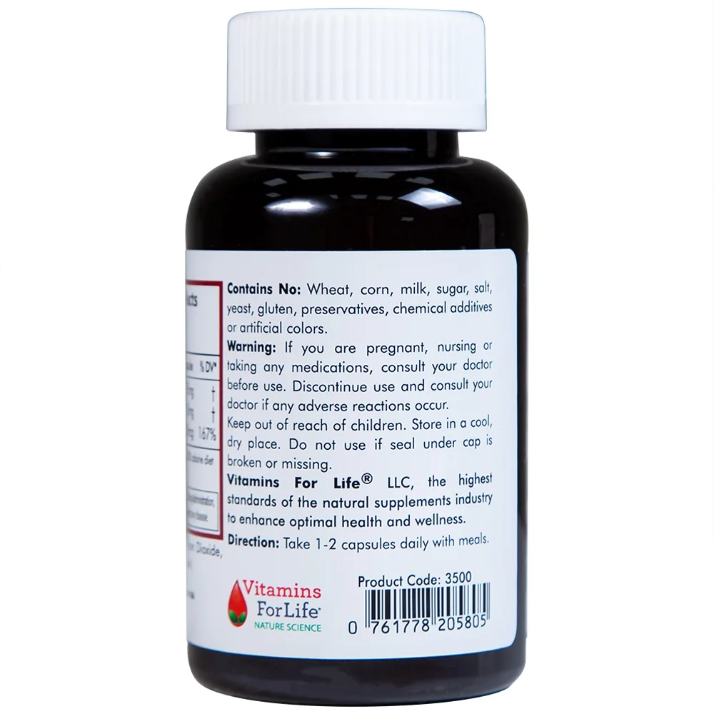 Hình ảnh Viên uống Cholesterol Aid Vitamins For Life hỗ trợ giảm cholesterol (60 viên)