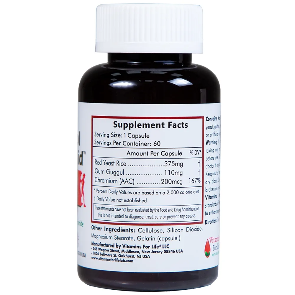 Hình ảnh Viên uống Cholesterol Aid Vitamins For Life hỗ trợ giảm cholesterol (60 viên)