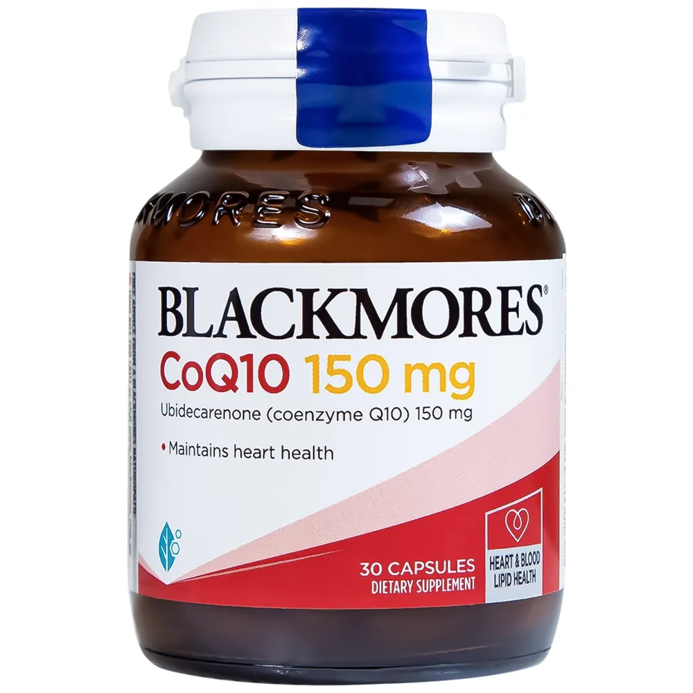Hình ảnh Viên uống Blackmores CoQ10 150mg hỗ trợ chống oxy hóa và duy trì sức khỏe tim (30 viên)