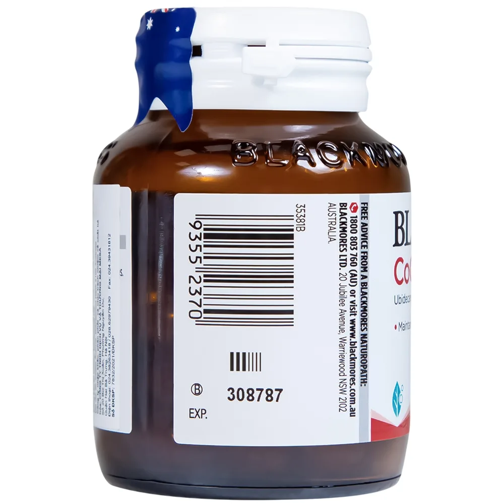 Hình ảnh Viên uống Blackmores CoQ10 150mg hỗ trợ chống oxy hóa và duy trì sức khỏe tim (30 viên)