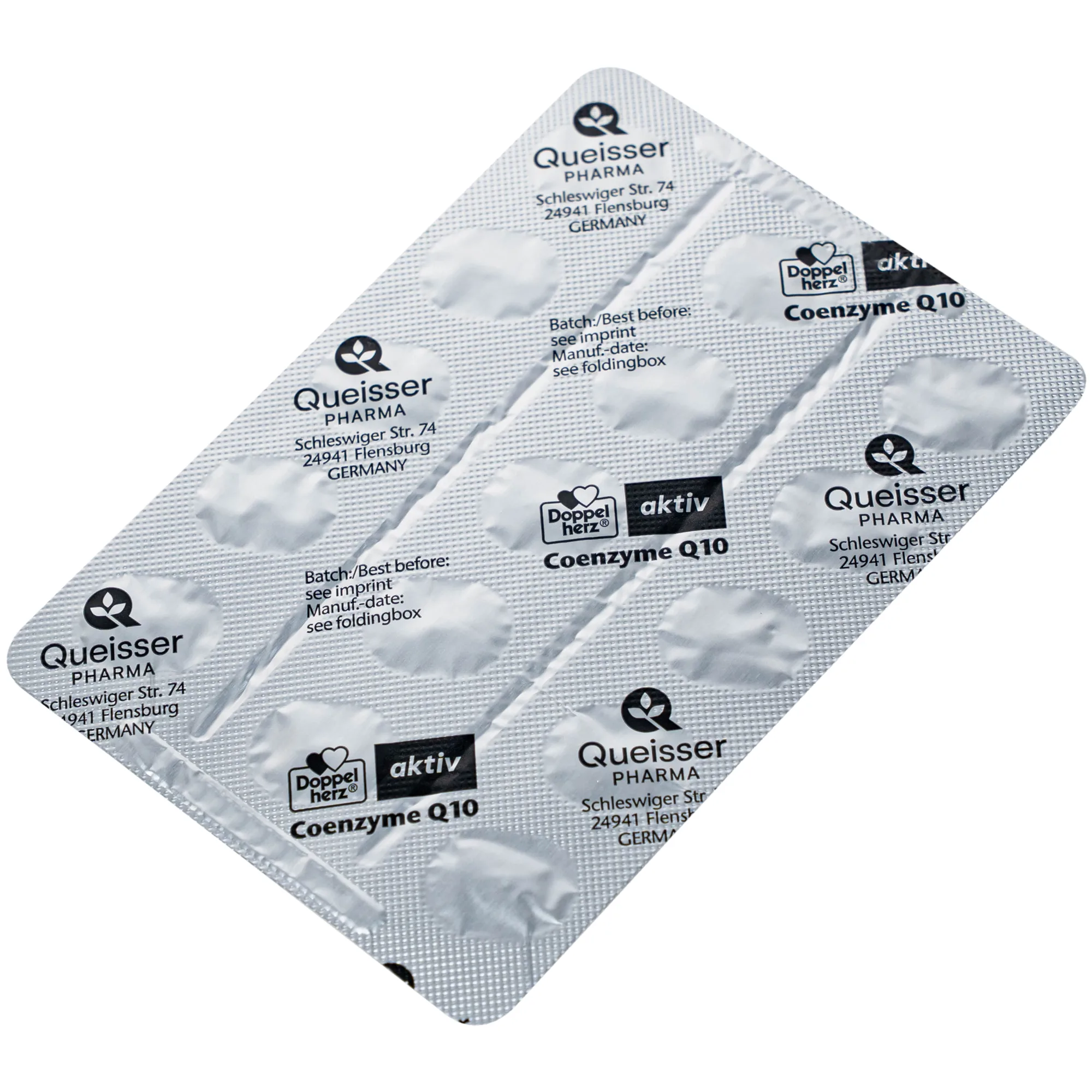 Hình ảnh Viên uống hỗ trợ sức khỏe tim mạch Coenzyme Q10 Doppelherz (2 vỉ x 15 viên)