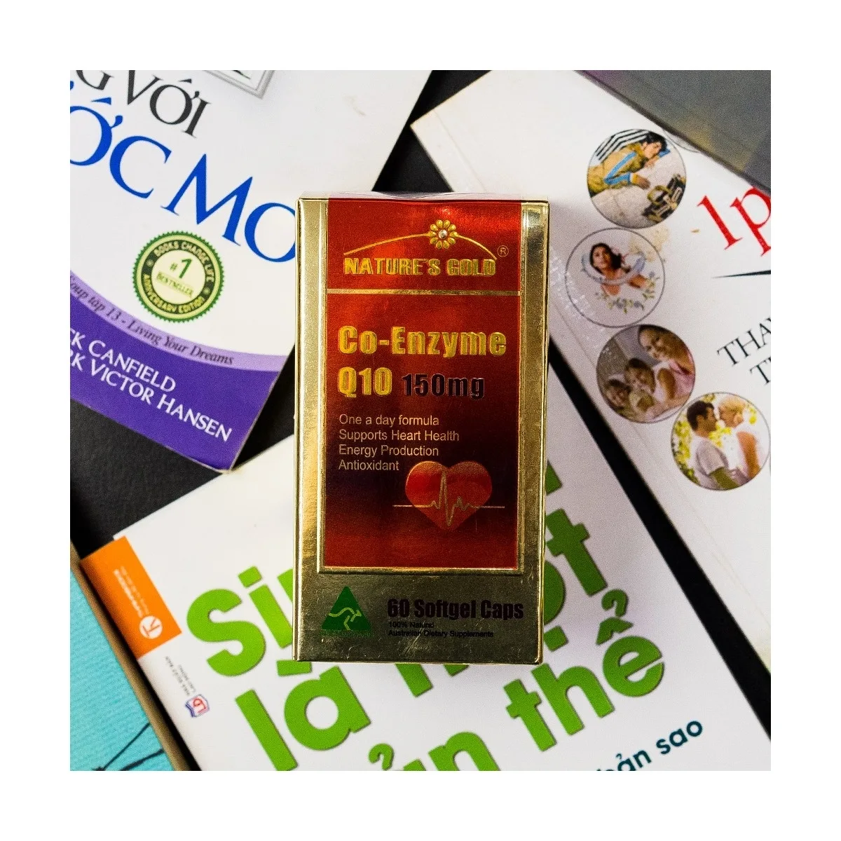 Hình ảnh Viên uống Co-Enzyme Q10 150mg Nature's Gold tăng cường năng lượng cho tim (60 viên)
