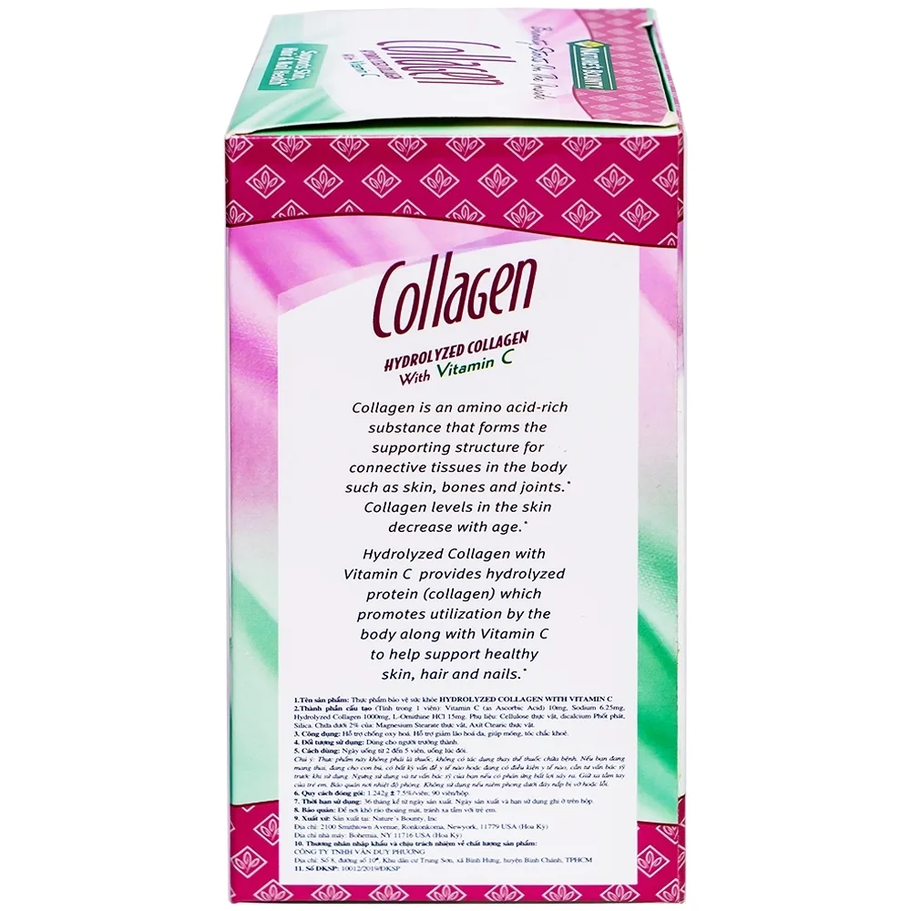 Hình ảnh Thực phẩm bảo vệ sức khỏe Hydrolyzed Collagen With Vitamin C