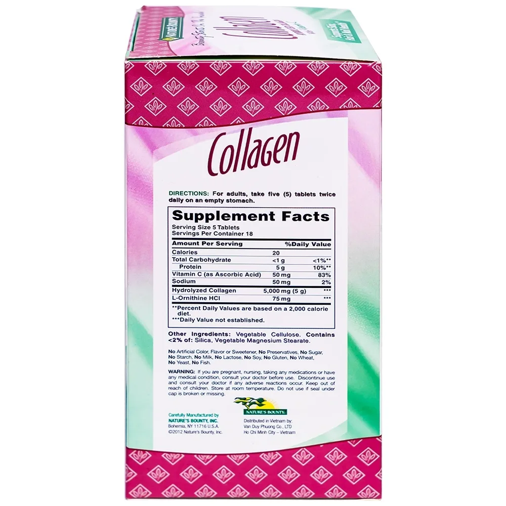 Hình ảnh Thực phẩm bảo vệ sức khỏe Hydrolyzed Collagen With Vitamin C