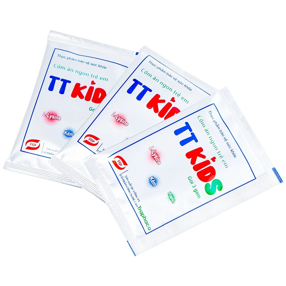 Hình ảnh Cốm ăn ngon trẻ em TT KIDS Traphaco hỗ trợ tăng hấp thu dinh dưỡng, tăng cường sức khỏe (20 gói x 3g)