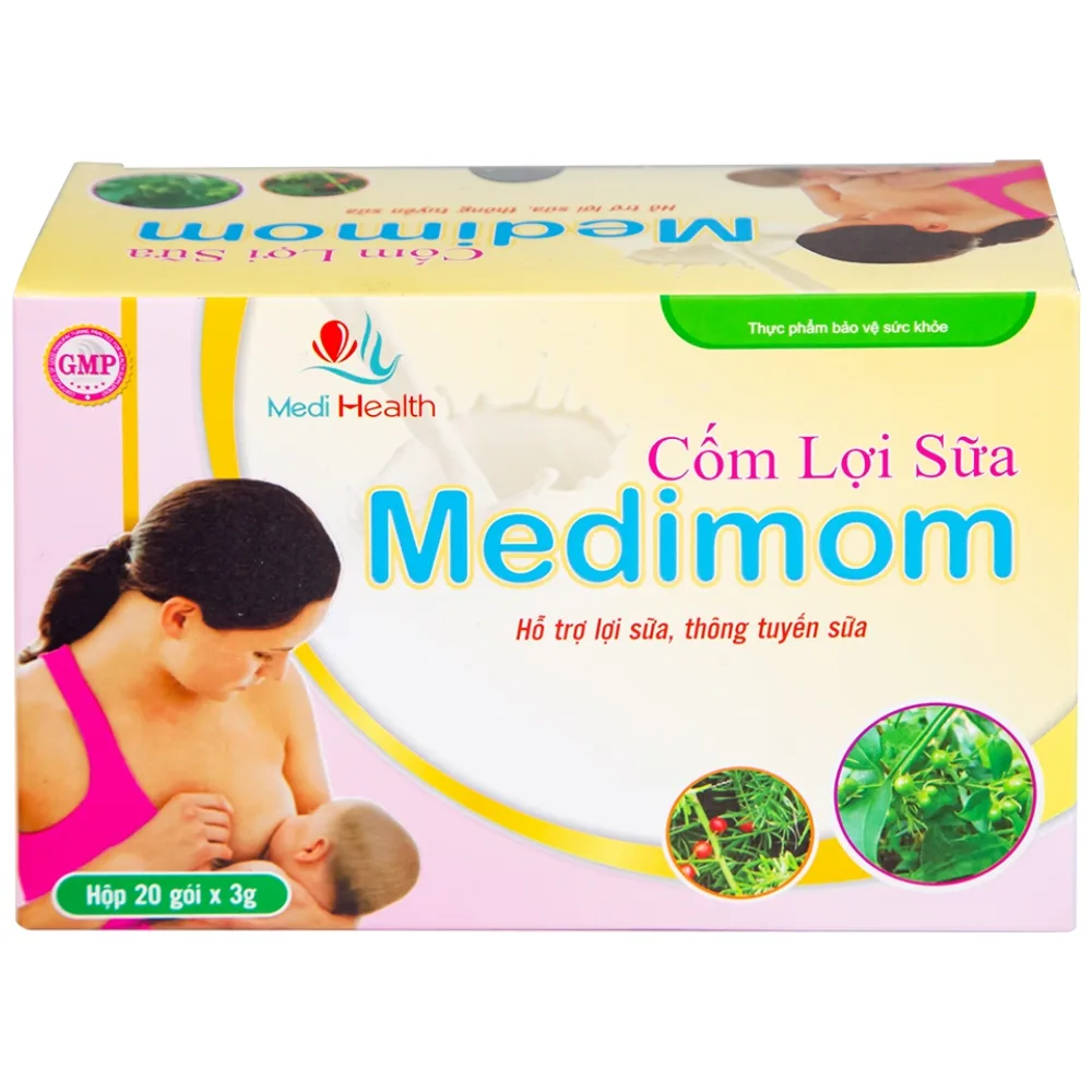 Hình ảnh Cốm Lợi Sữa Medimom Medi Health hỗ trợ lợi sữa, thông tuyến sữa (20 gói x 3g)