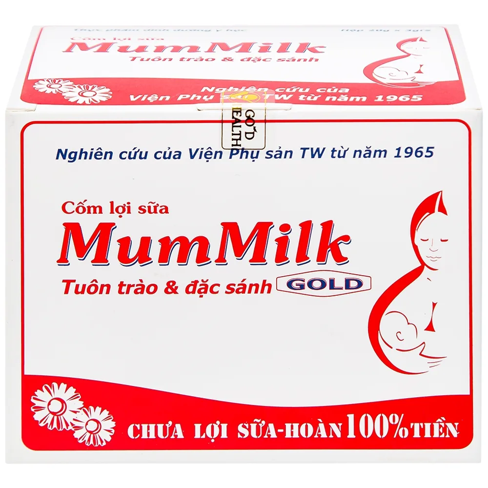 Hình ảnh Cốm lợi sữa Mum Milk GOD HEALTH tăng tiết sữa, tăng chất lượng sữa (20 gói x 3g)
