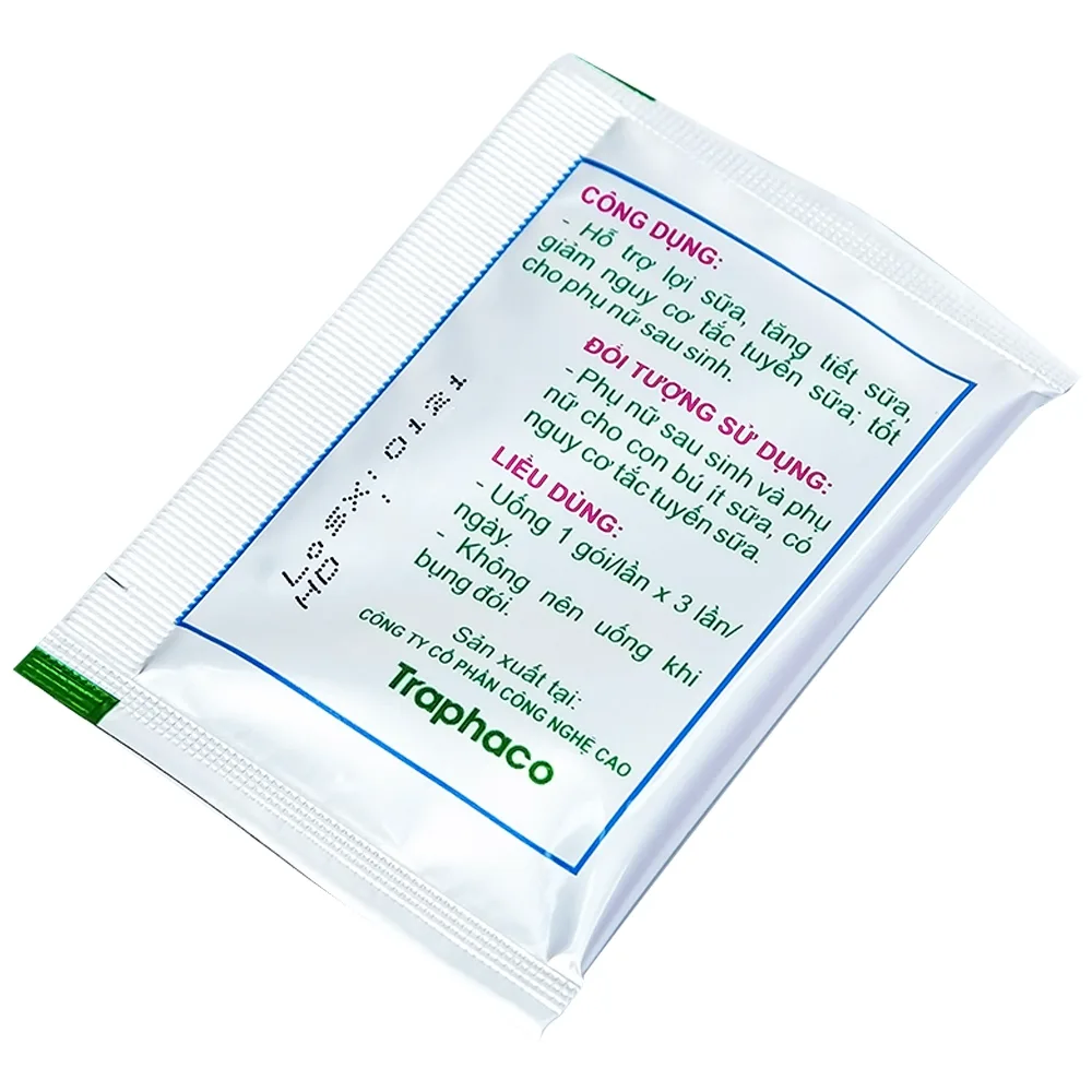 Hình ảnh Cốm lợi sữa TT.Galac Traphaco hỗ trợ lợi sữa, tăng tiết sữa, giảm nguy cơ tắc tuyến sữa (20 gói x 3g)