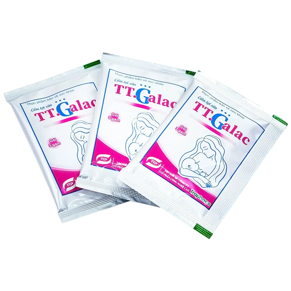 Hình ảnh Cốm lợi sữa TT.Galac Traphaco hỗ trợ lợi sữa, tăng tiết sữa, giảm nguy cơ tắc tuyến sữa (20 gói x 3g)