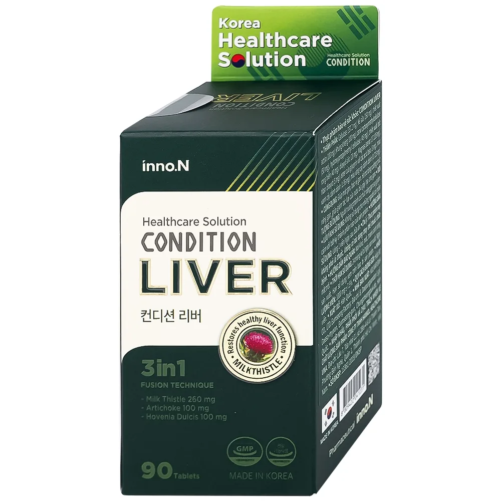 Hình ảnh Thực phẩm bảo vệ sức khỏe Condition Liver Kolmar giúp mát gan, bảo vệ gan (90 viên)