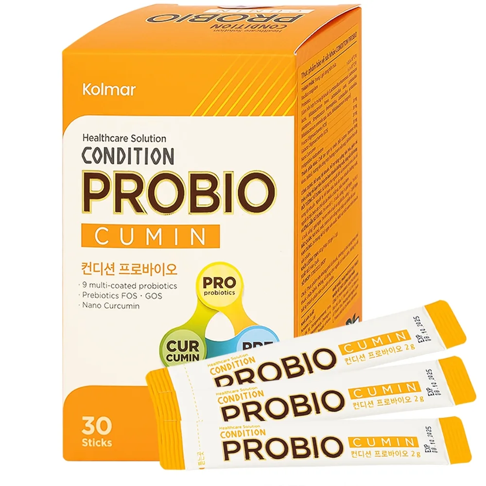 Hình ảnh Thực phẩm bảo vệ sức khỏe Condition Probio Cumin bổ sung lợi khuẩn, hỗ trợ tăng cường tiêu hóa (30 gói x 2g)