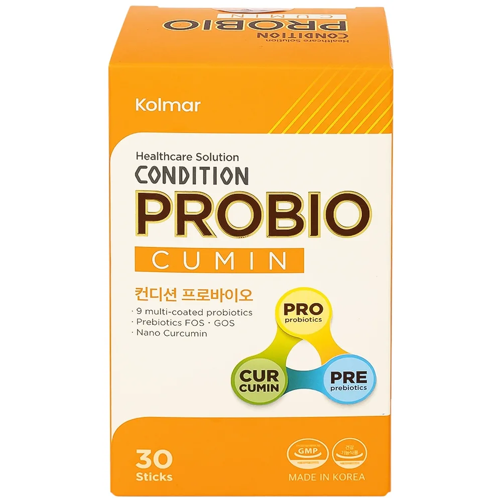 Hình ảnh Thực phẩm bảo vệ sức khỏe Condition Probio Cumin bổ sung lợi khuẩn, hỗ trợ tăng cường tiêu hóa (30 gói x 2g)