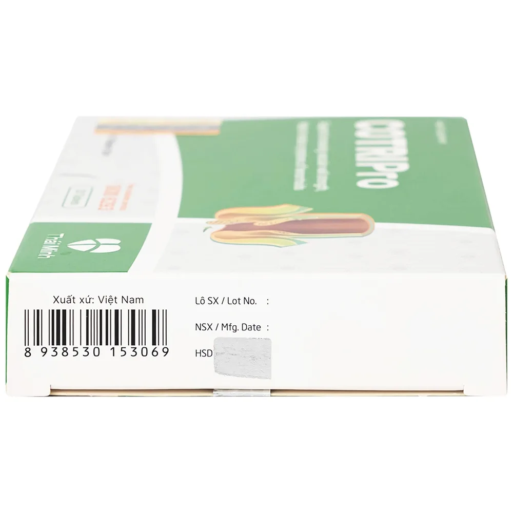 Hình ảnh Viên uống Cotripro Thái Minh hỗ trợ tăng sức bền thành mạch, giảm triệu chứng của trĩ (2 vỉ x 10 viên)