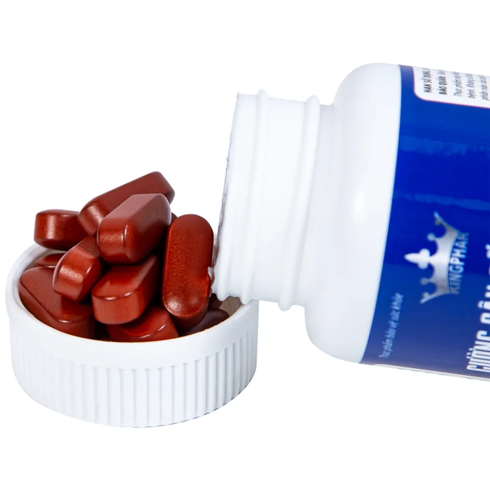 Hình ảnh Viên uống Cường Gân Cốt - Vai Gáy Kingphar hỗ trợ bổ thận, mạnh gân cốt (60 viên)