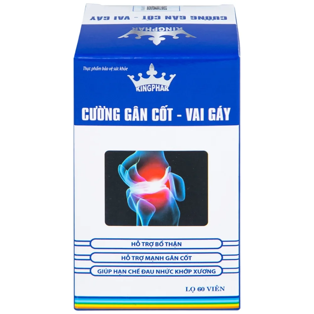 Hình ảnh Viên uống Cường Gân Cốt - Vai Gáy Kingphar hỗ trợ bổ thận, mạnh gân cốt (60 viên)